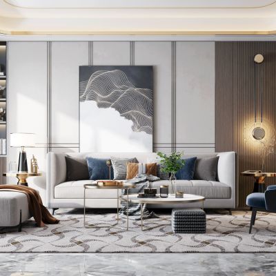 现代轻奢客厅
