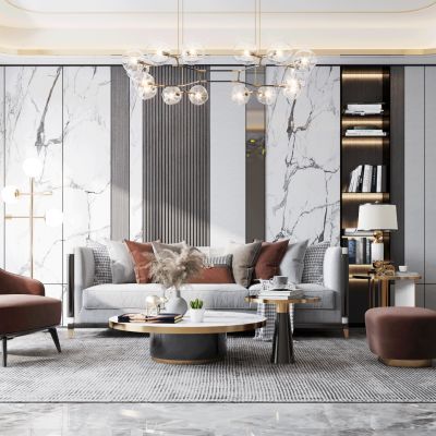 现代轻奢客厅
