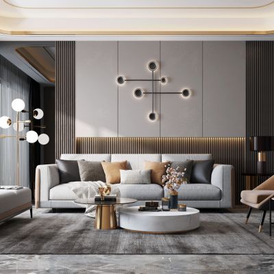 现代风格家居客厅