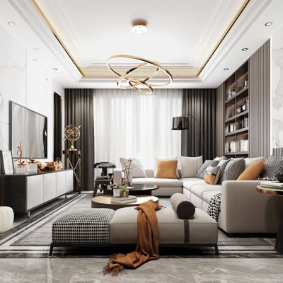 现代轻奢客厅