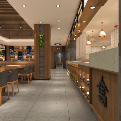 中式快餐店牛肉面