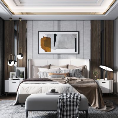 现代卧室