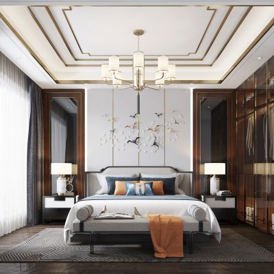 新中式卧室