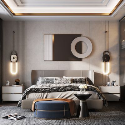 现代卧室
