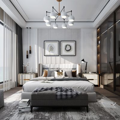 现代卧室