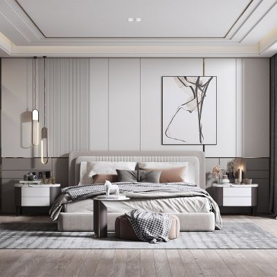 现代卧室