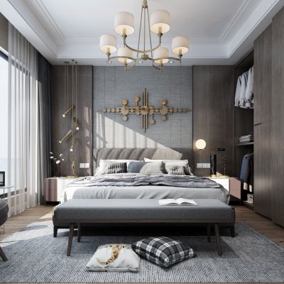 现代卧室