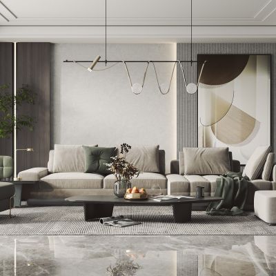 现代风格客厅