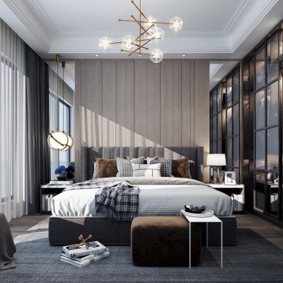 现代卧室