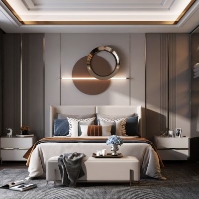 现代卧室