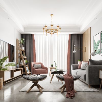 北欧客厅