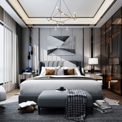 现代卧室