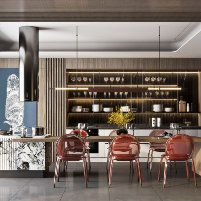 现代轻奢餐厅