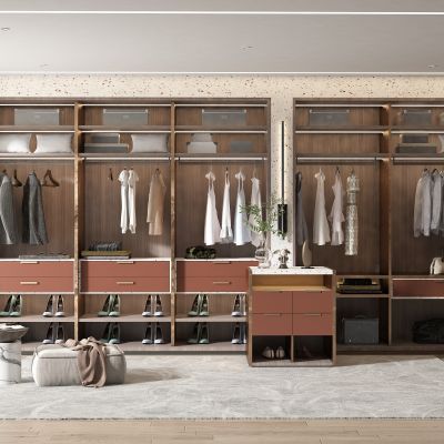 现代风格衣帽间