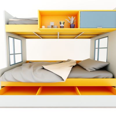 现代风格儿童床