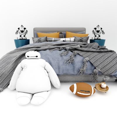 现代风格儿童床