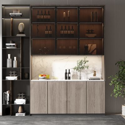 现代风格多功能酒柜