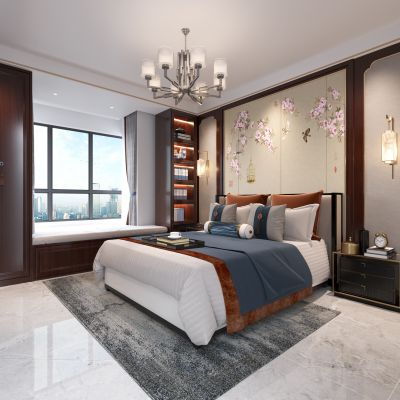 新中式卧室
