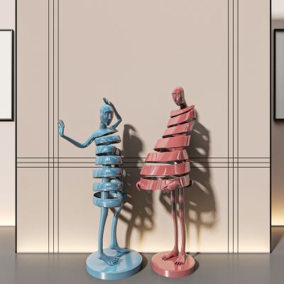 现代人物艺术雕塑