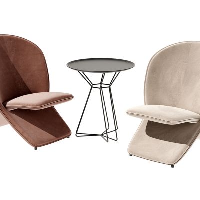 现代休闲桌椅组合