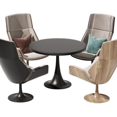 现代休闲桌椅组合