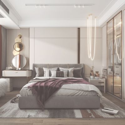 现代主卧衣帽间