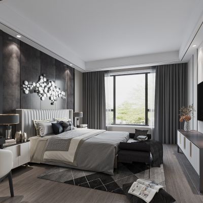 现代卧室
