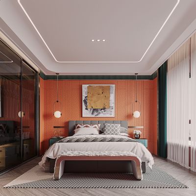 现代卧室