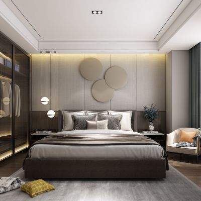 现代卧室