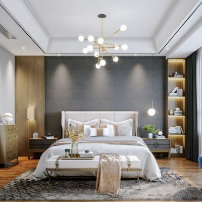 现代卧室