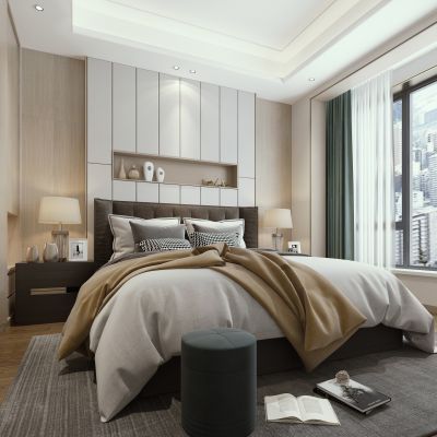 现代卧室