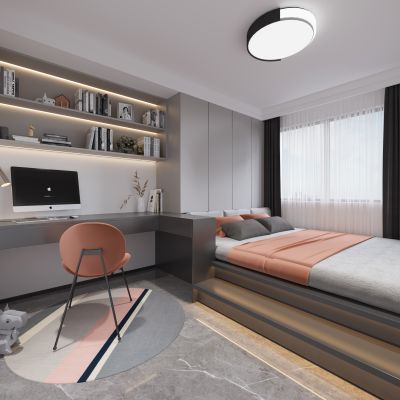 现代榻榻米卧室