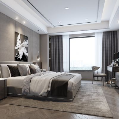 现代卧室