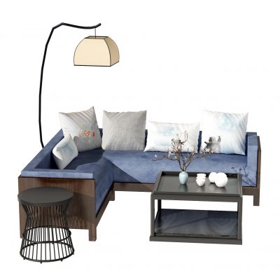 新中式转角沙发