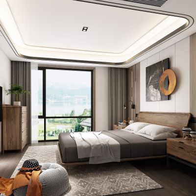 现代卧室