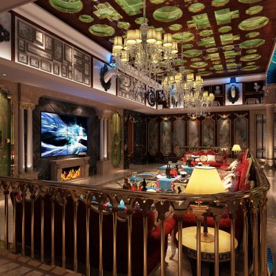 欧式古典奢华KTV包厢