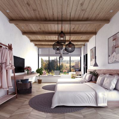 新中式酒店 客房 民宿