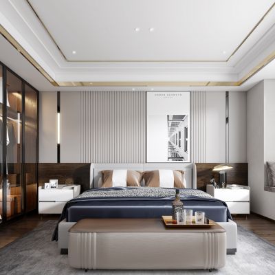 现代卧室