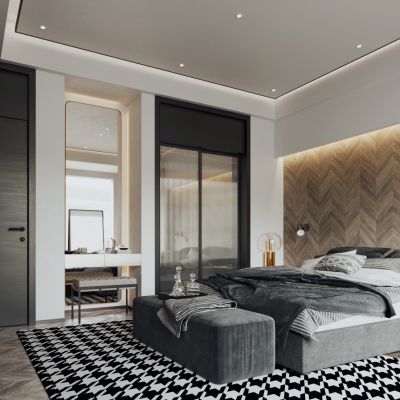 现代卧室