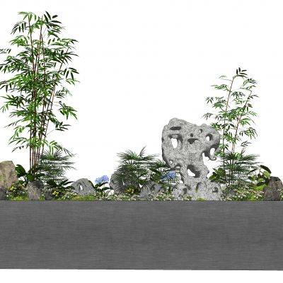 新中式景观小品假山石头