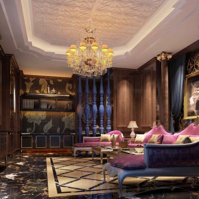 欧式古典奢华KTV包厢