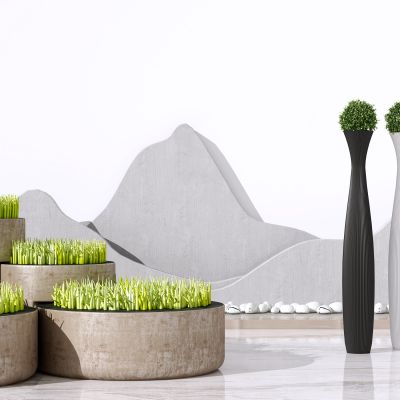 新中式园林景观小品