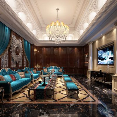 欧式古典奢华KTV包厢