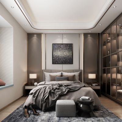 现代卧室