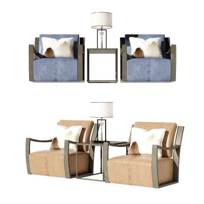 新中式休闲桌椅组合