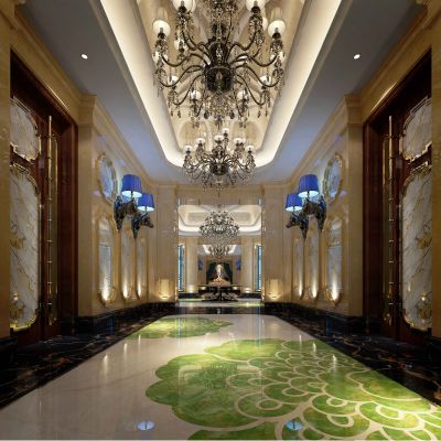 欧式古典奢华KTV过道