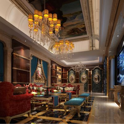 欧式古典奢华KTV包厢