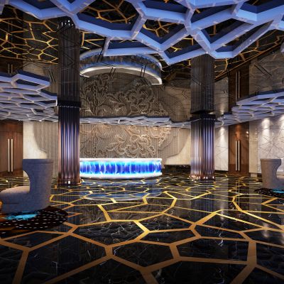 现代时尚酒吧KTV大厅