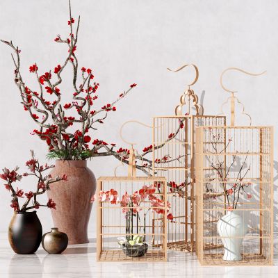 新中式植物盆栽