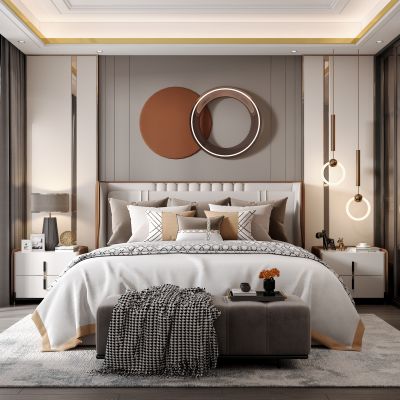 现代卧室